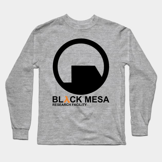 Black Mesa Research Facility Long Sleeve T-Shirt by ExplodingZombie